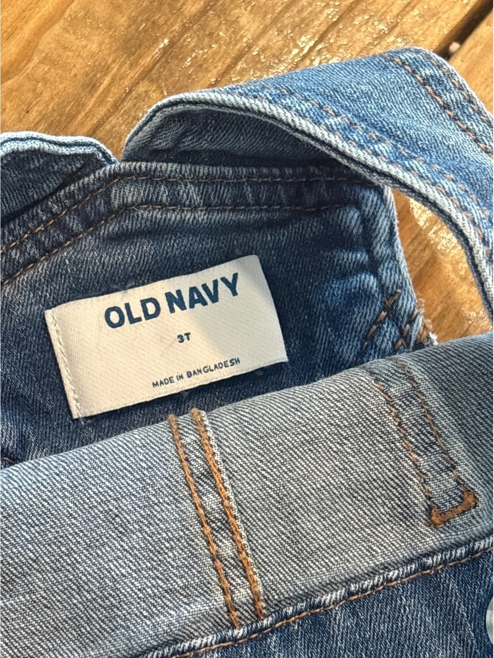 Old Navy Toddler 3T Denim Jean Overalls Kids Boys Girls Children's pants